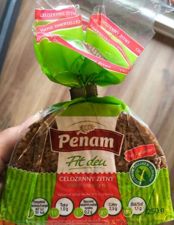 Fotografie - chléb žitný celozrnný Fit den Penam