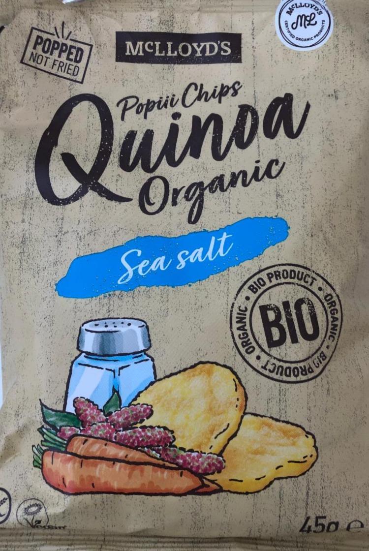 Fotografie - Popped quinoa organic chips sea salt McLLOYD´S