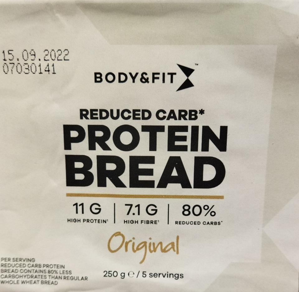 Fotografie - reduced carb protein bread Body&fit