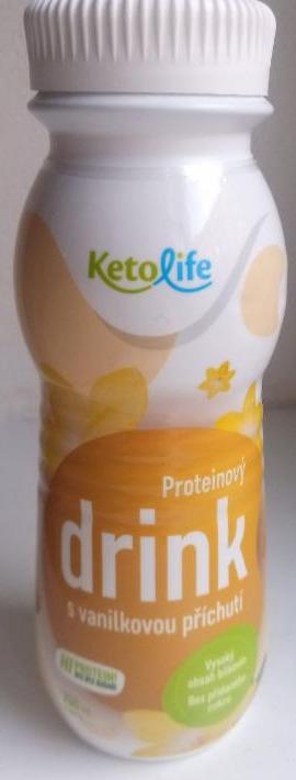 Fotografie - Proteinový drink s vanilkovou příchutí KetoLife