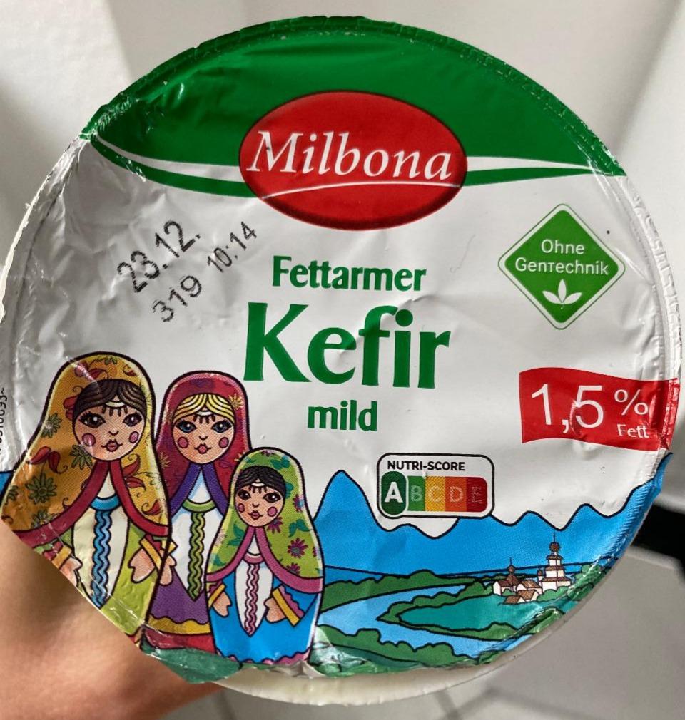 Fotografie - Kefir mild 1,5% Fett Milbona