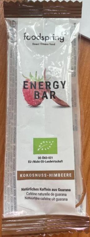 Fotografie - Energy bar kokos malina Foodspring