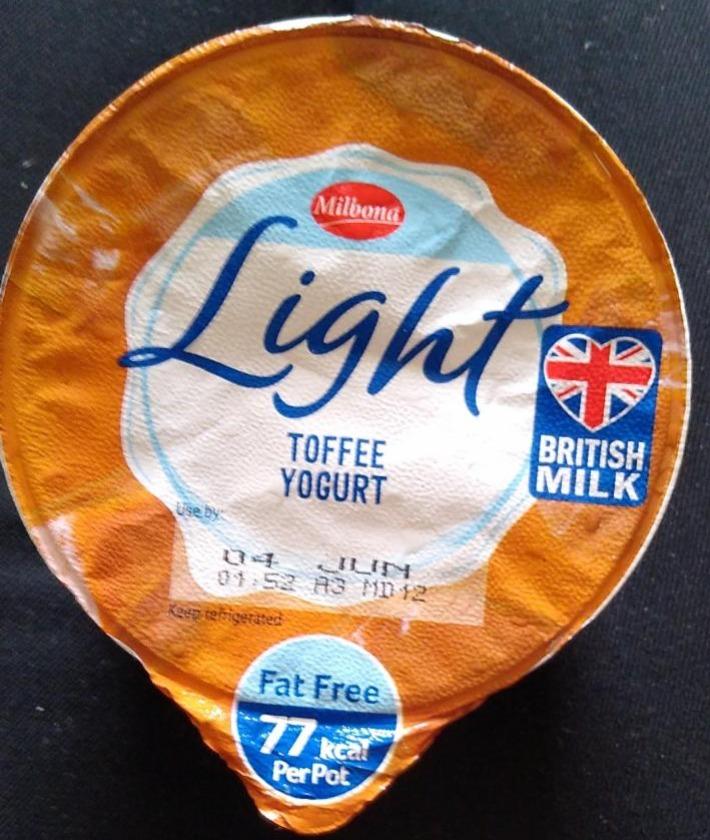 Fotografie - Light Toffee yogurt Milbona