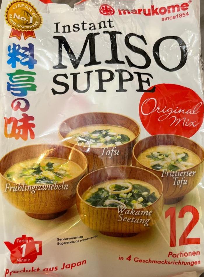 Fotografie - Instant Miso Suppe Original Mix Marukome
