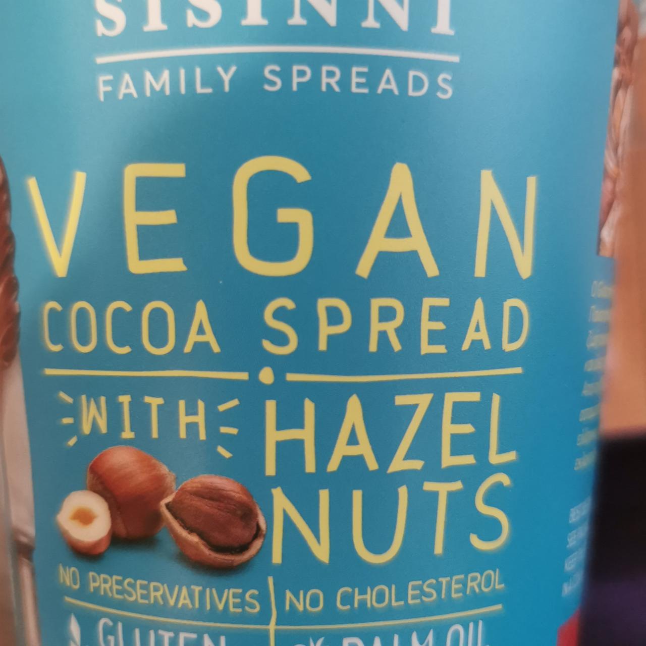 Fotografie - Vegan cocoa spread with hazelnuts Sisinni