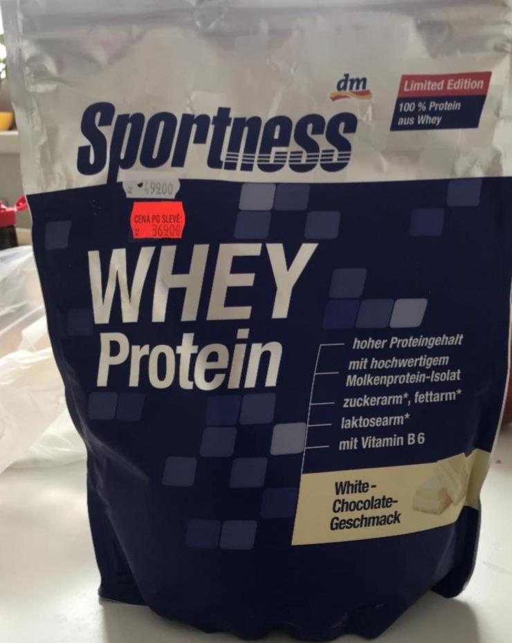 Fotografie - Whey Protein White Chocolate Sportness