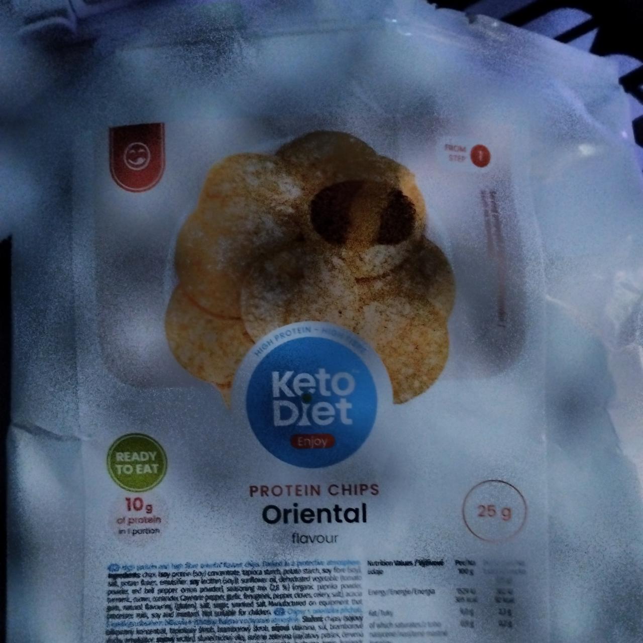 Fotografie - Protein Chips Oriental flavour KetoDiet