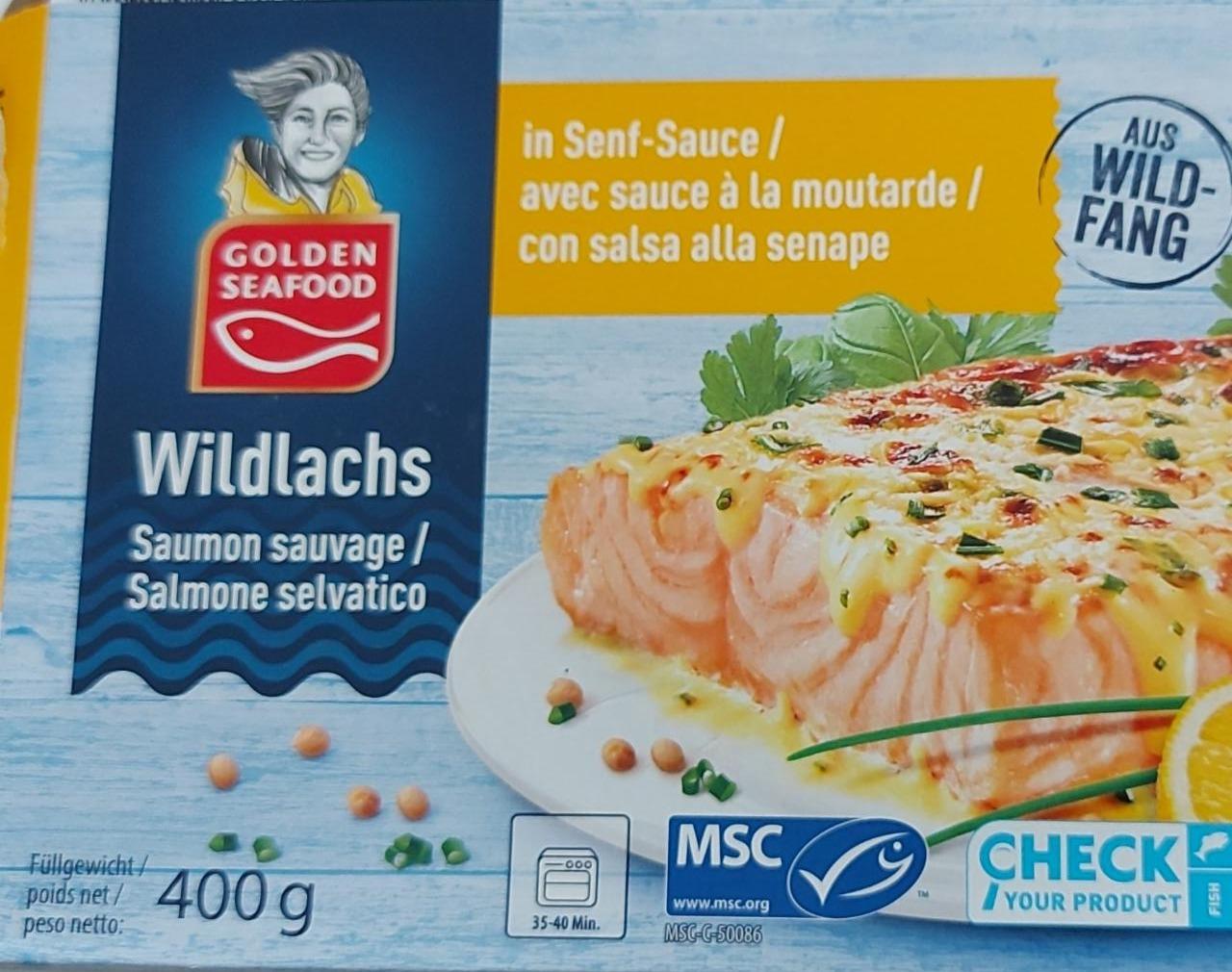 Fotografie - Wildlachs in Senf-Sauce Golden Seafood