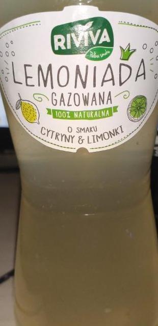 Fotografie - Lemoniada gazowana o smaku cytryny & limonki Riviva