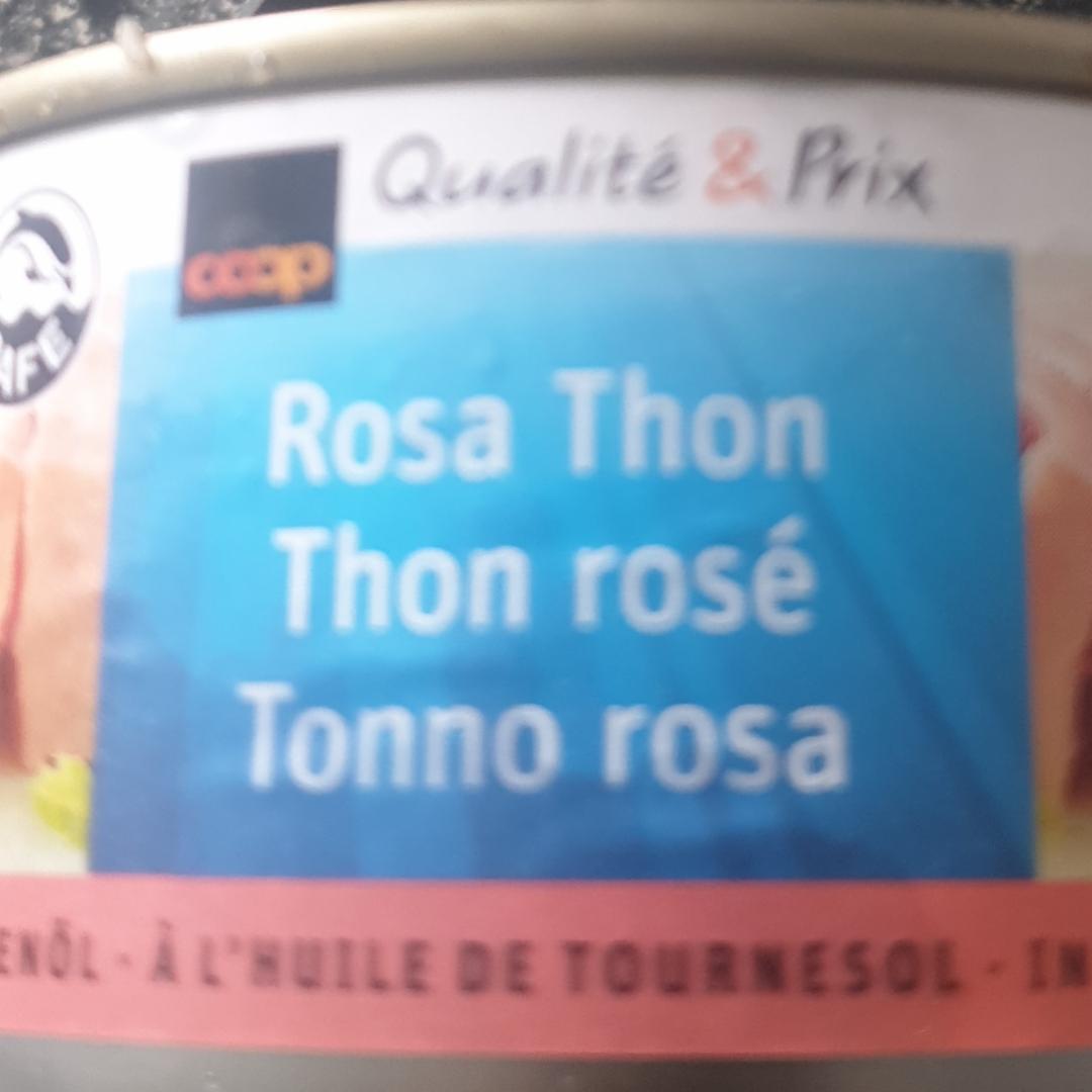 Fotografie - Thon Rosé in Sonnenblumenöl Coop Qualité & Prix