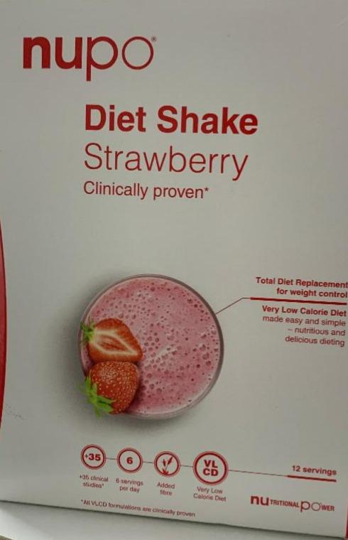 Fotografie - Diet Shake Strawberry Nupo