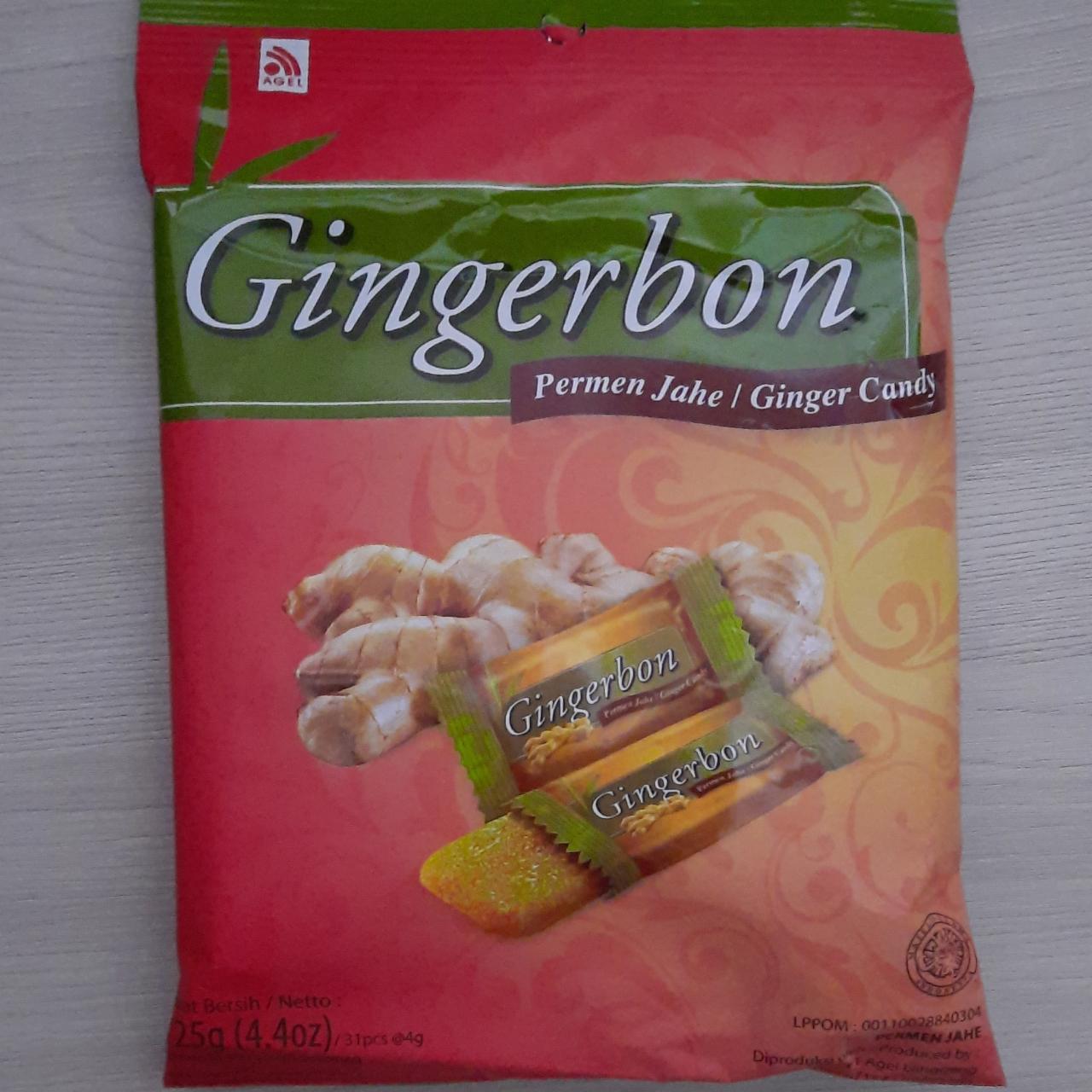 Fotografie - zázvorové bonbony Gingerbon