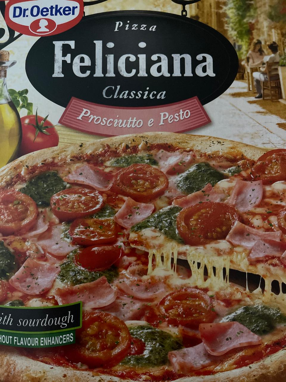 Fotografie - Pizza Feliciana Classica Prosciutto e Pesto Dr.Oetker