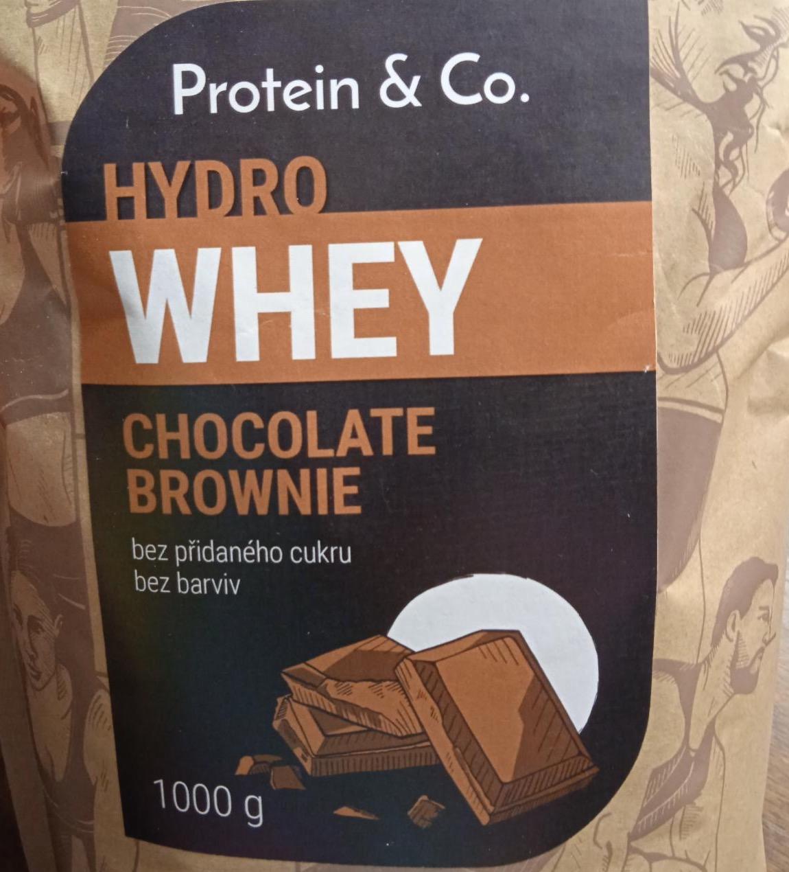 Fotografie - HYDRO WHEY Chocolate Brownie Protein & Co.