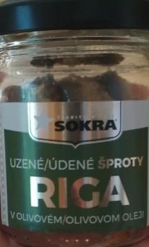 Fotografie - uzené šproty v olivovém oleji Riga Sokra