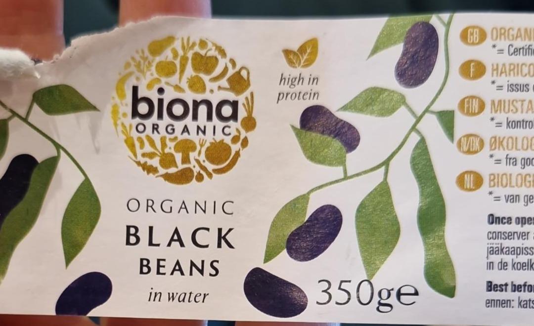 Fotografie - Organic Black Beans in water Biona organic