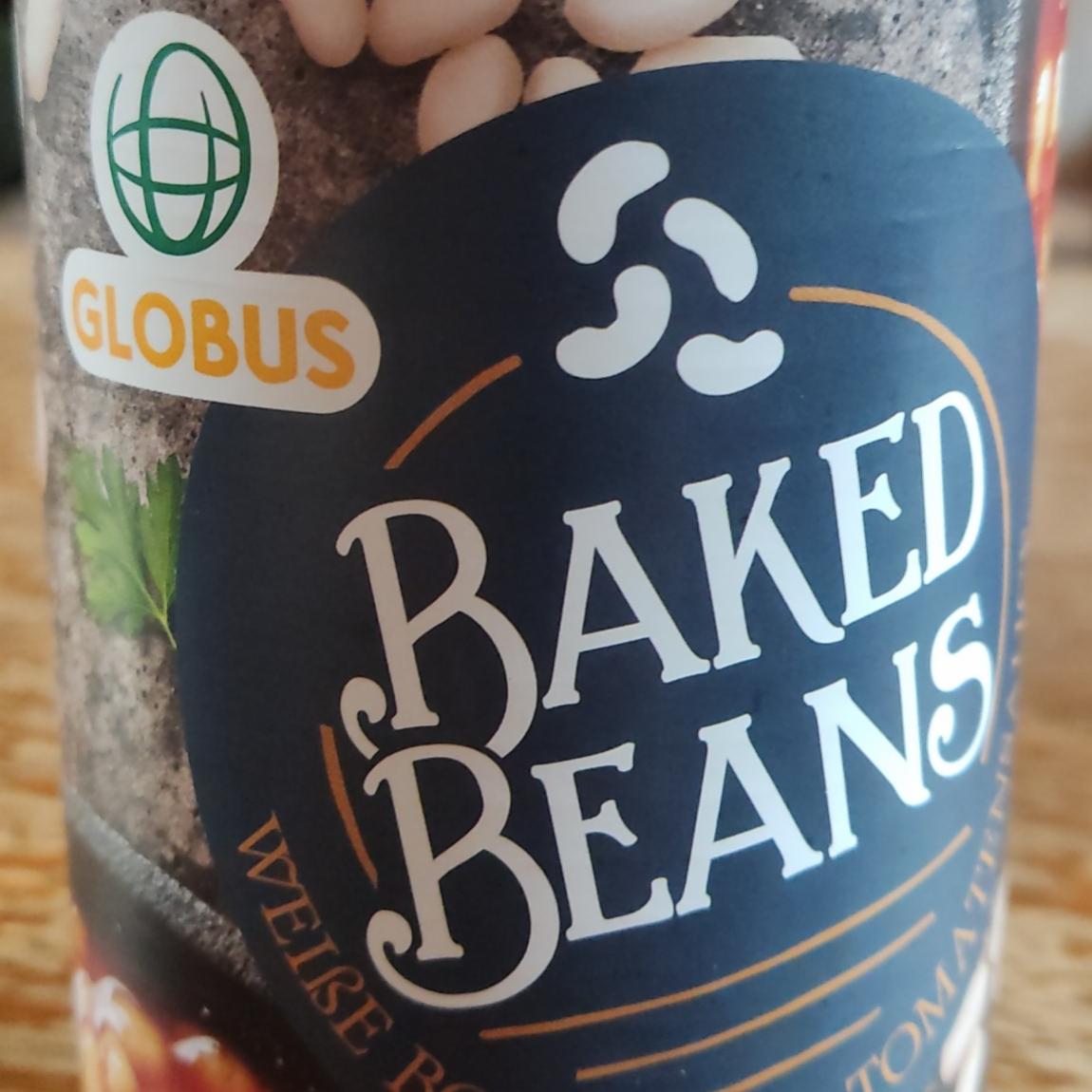 Fotografie - Baked beans Wieße Bohnen in Tomatensoße Globus