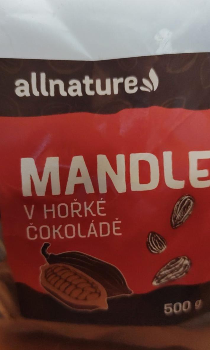 Fotografie - Mandle v hořké čokoládě Allnature
