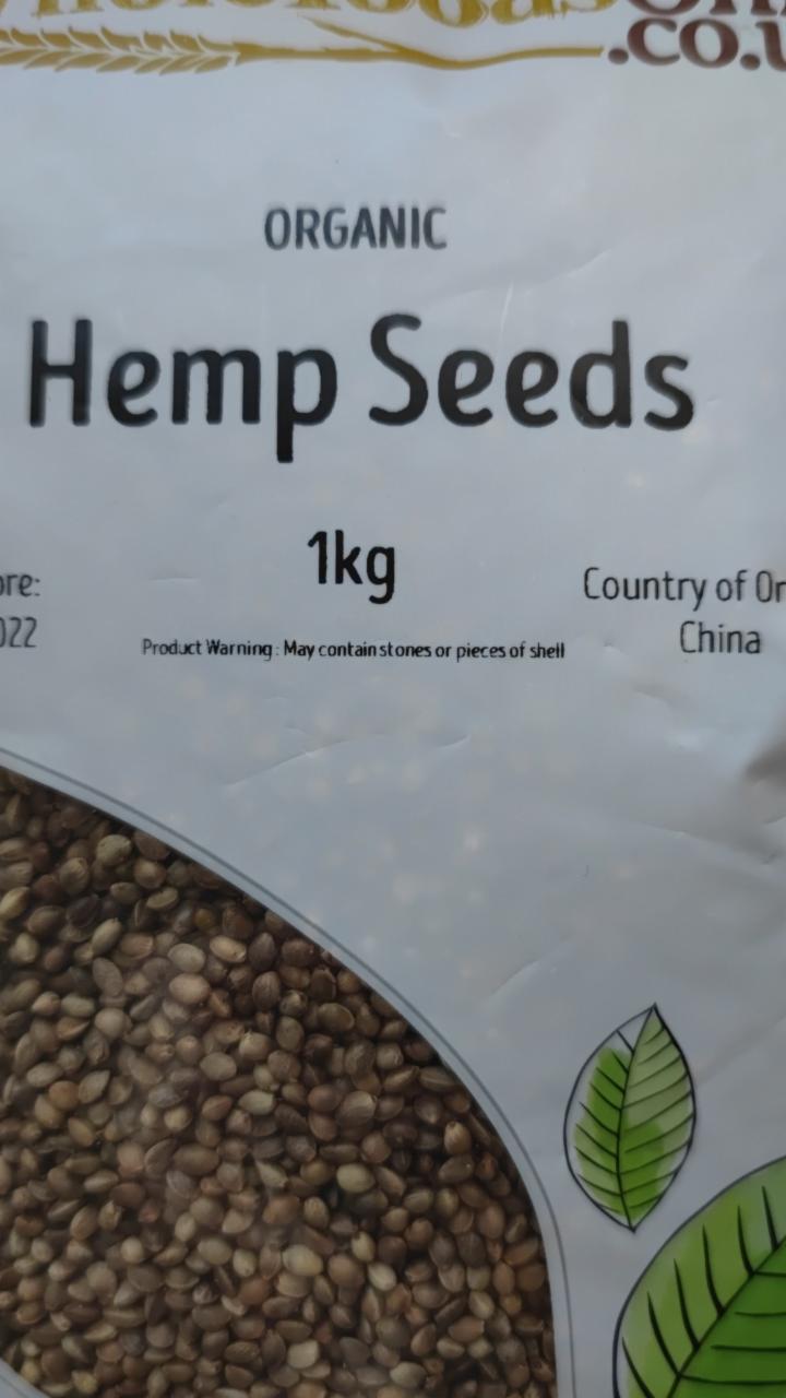 Fotografie - organic hemp seeds