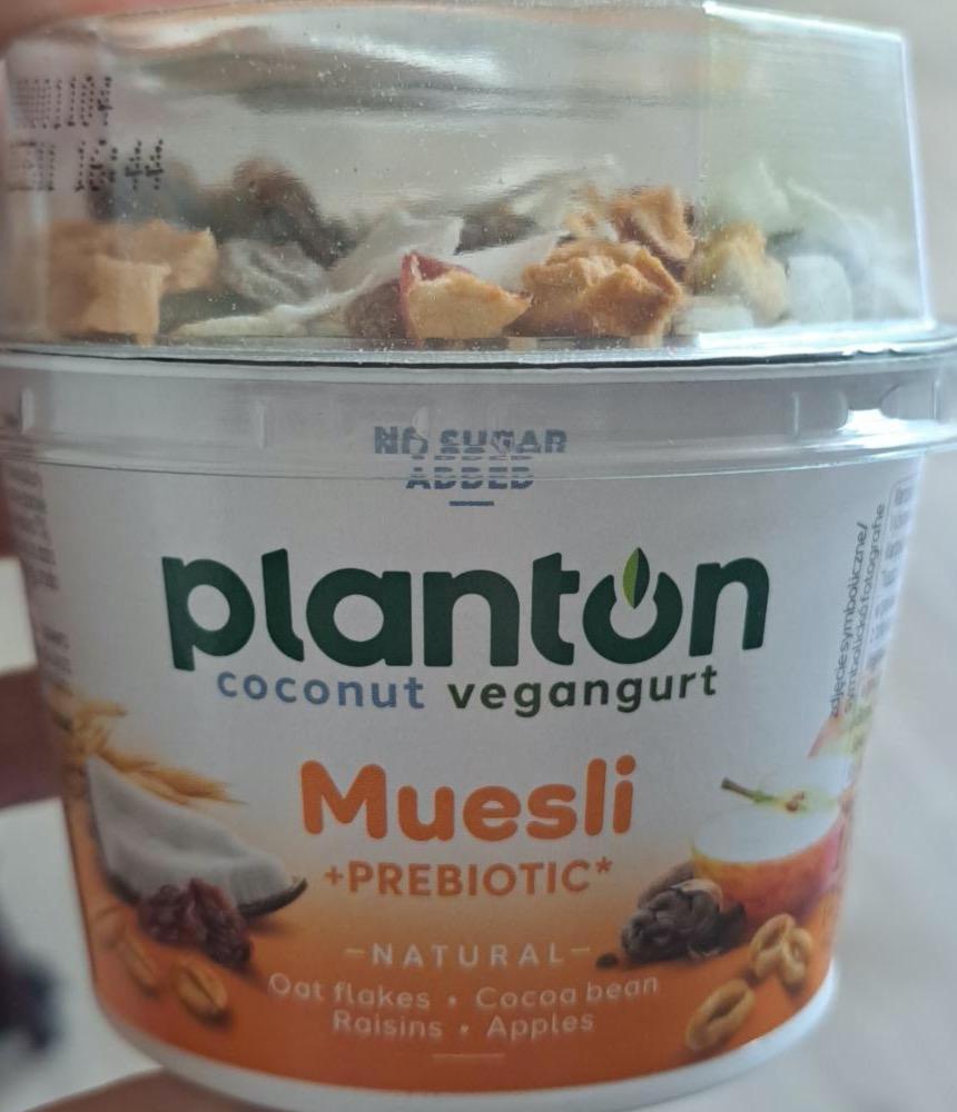 Fotografie - Muesli Prebiotic coconut vegangurt Planton