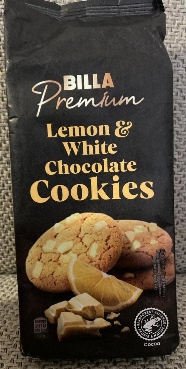 Fotografie - Lemon & White Chocolate Cookies Billa Premium