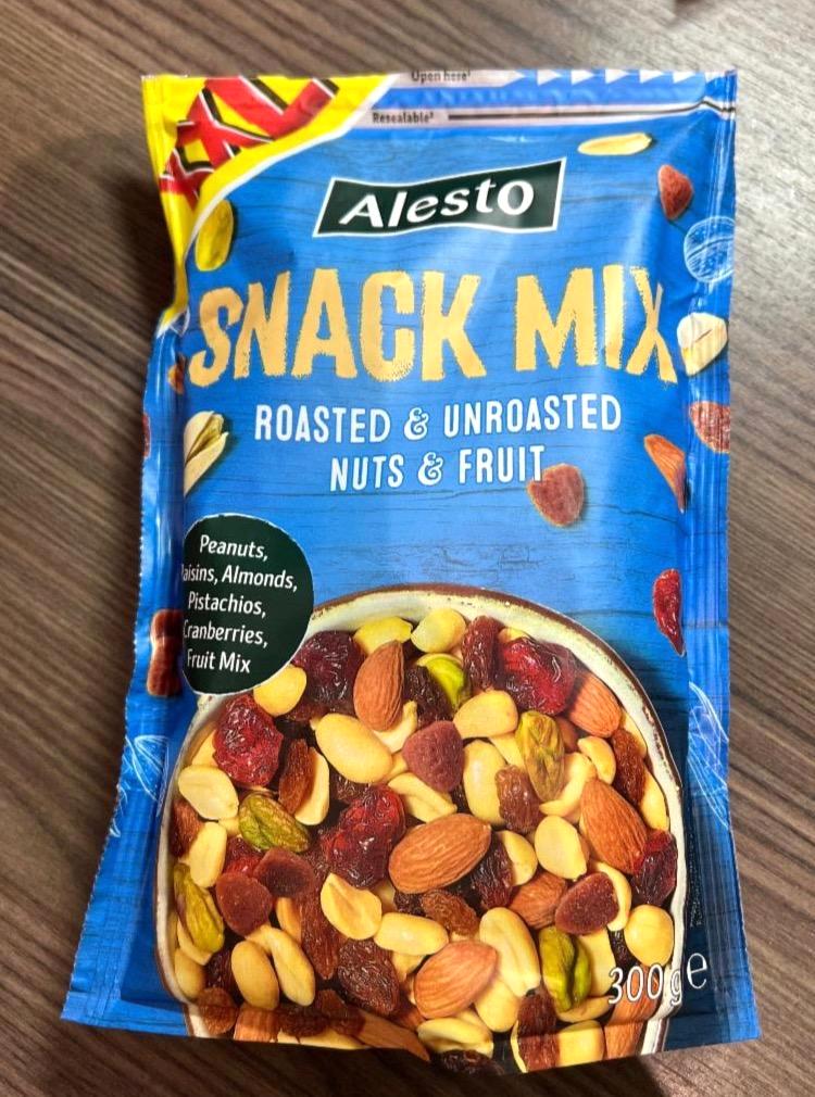 Fotografie - Snack Mix Roasted & Unroasted Nuts & Fruit Alesto
