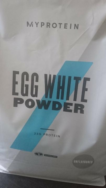 Fotografie - Egg white powder unflavoured MyProtein