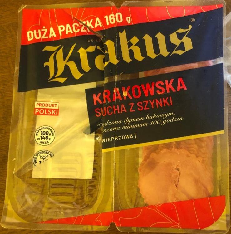 Fotografie - Kiełbasa krakowska sucha z szynki Krakus