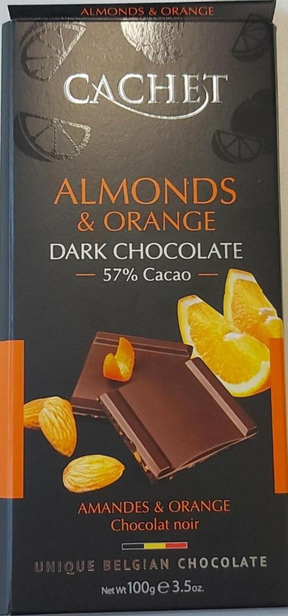 Fotografie - Dark Chocolate Almonds & Orange Cachet