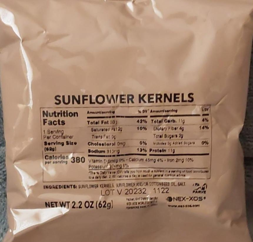 Fotografie - Sunflower kernels Nex-Xos