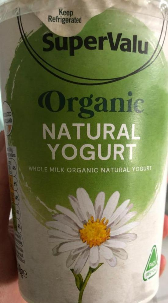 Fotografie - Organic Natural Yogurt SuperValu