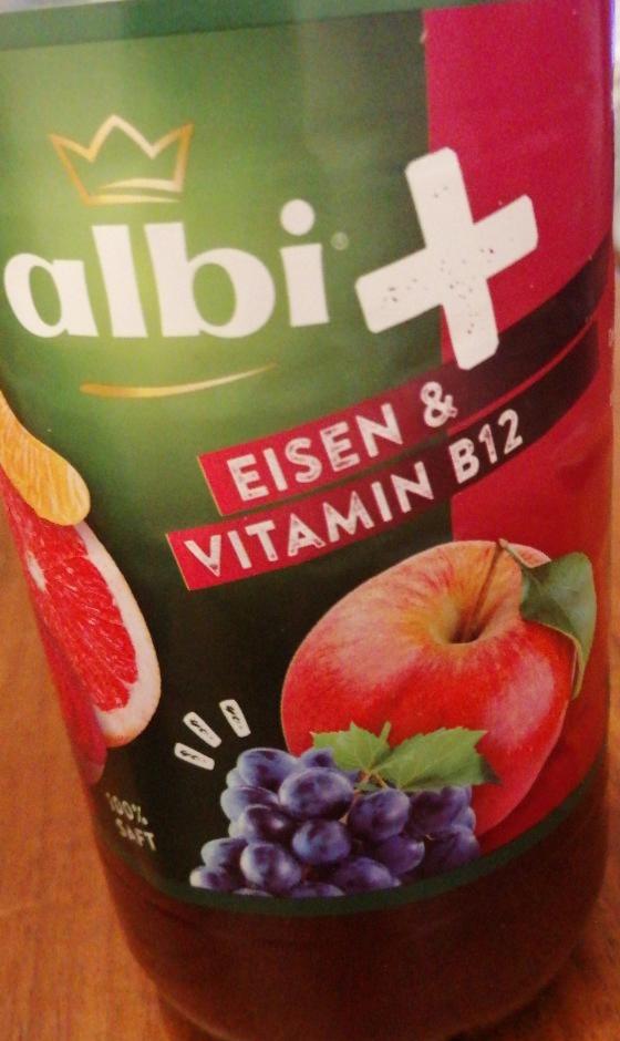 Fotografie - 100% Saft Eisen & Vitamin B12 Mehrfrucht-Rote Albi +