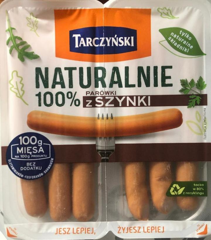 Fotografie - Naturalnie 100% parówki z szynki Tarczyński