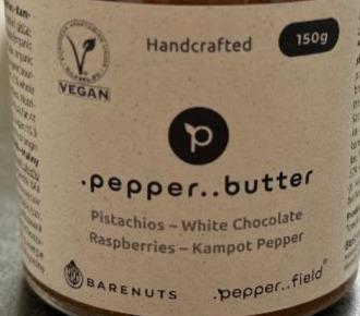 Fotografie - .pepper..butter Pistachios, White chocolate, Raspberries, Kampot pepper Barenuts
