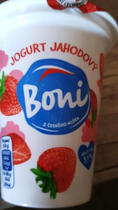 Fotografie - Jogurt jahodový Boni