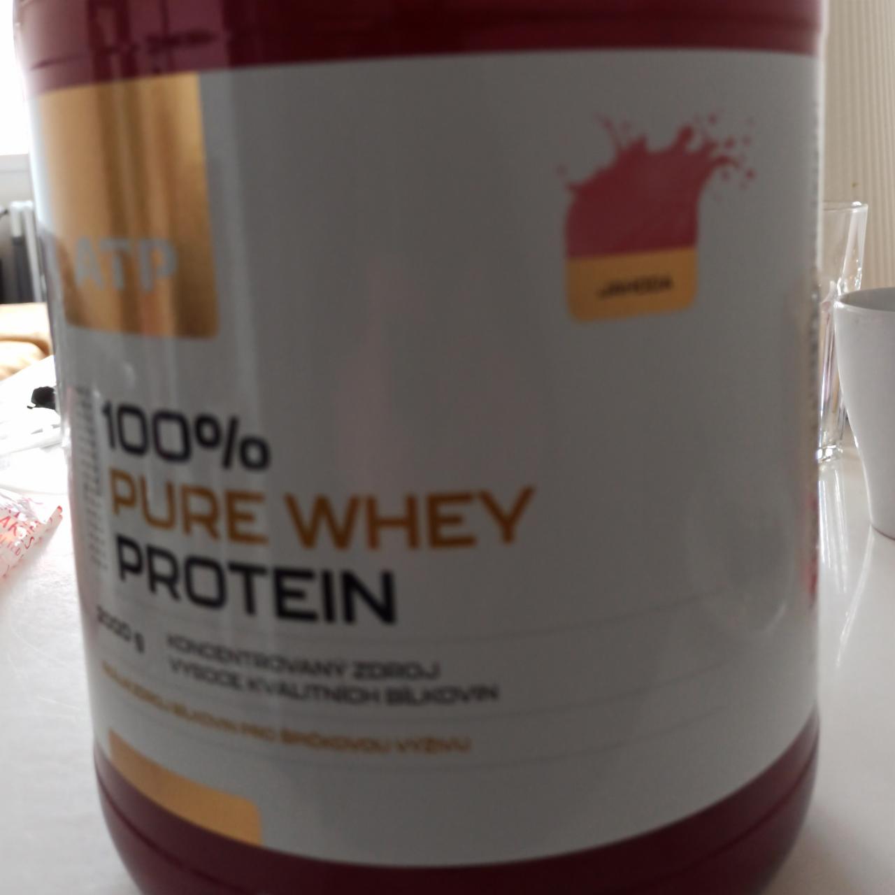 Fotografie - 100% Pure Whey Protein Jahoda ATP Nutrition