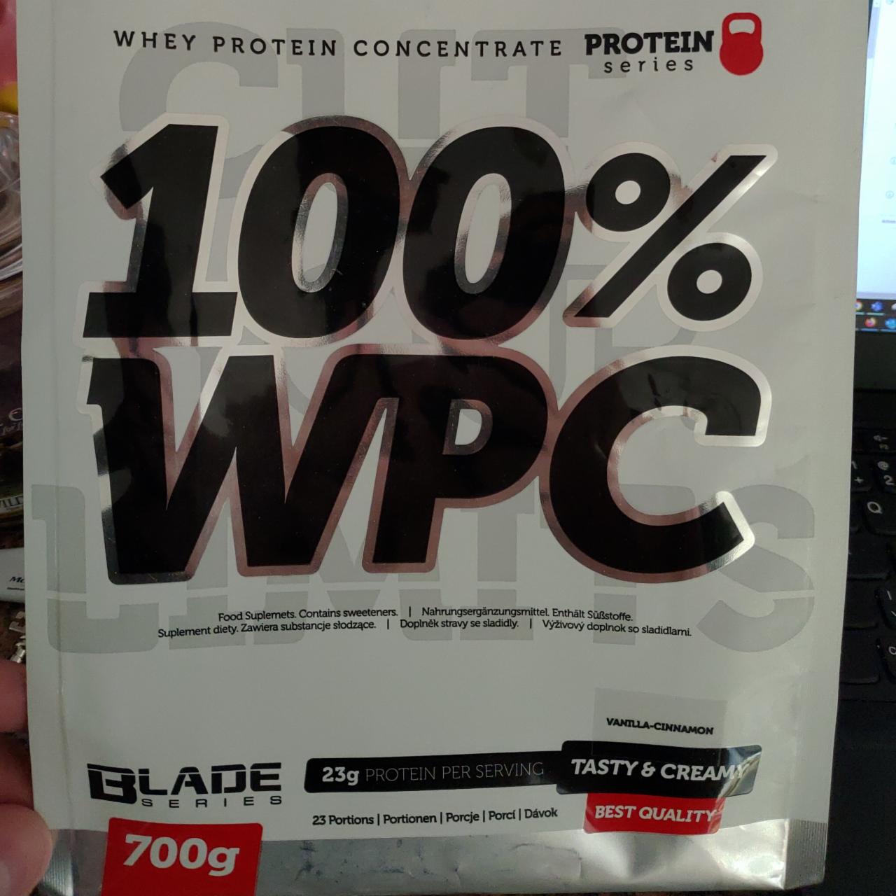 Fotografie - 100% WPC Whey protein concentrate Vanilla-Cinnamon Blade Series