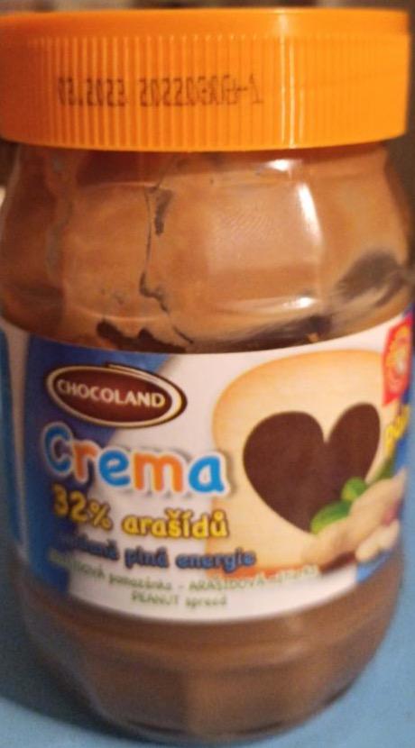 Fotografie - Chocoland Crema lískooříšková arašídová