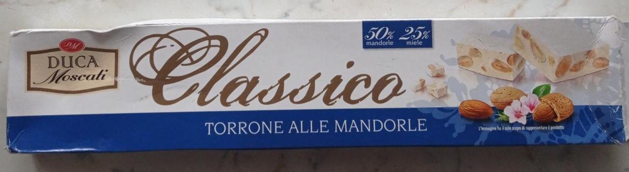 Fotografie - Torrone alle mandorle Classico Duca Moscati