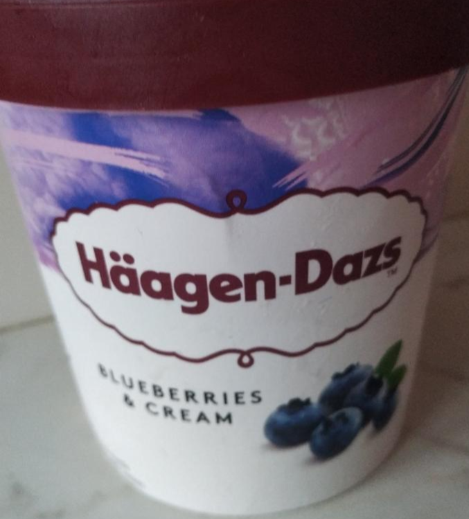 Fotografie - Fruit Collection - Blueberries & Cream Häagen-Dazs