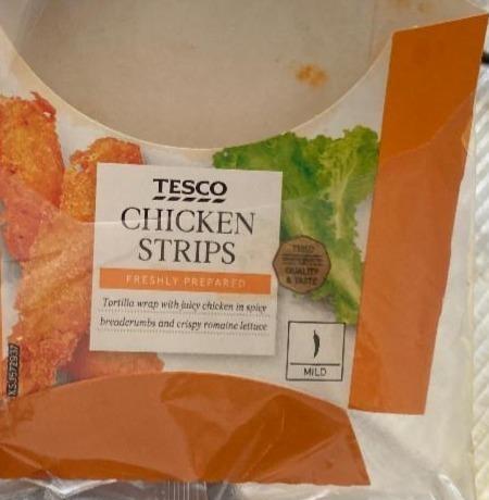 Fotografie - Chicken Strips Tortilla wrap Tesco