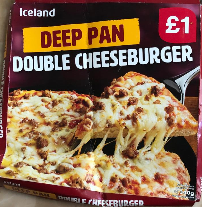 Fotografie - Deep Pan Double Cheeseburger Iceland