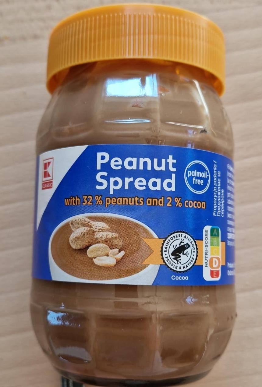 Fotografie - Peanut Spread with 32% peanuts and 2% cocoa K-Classic