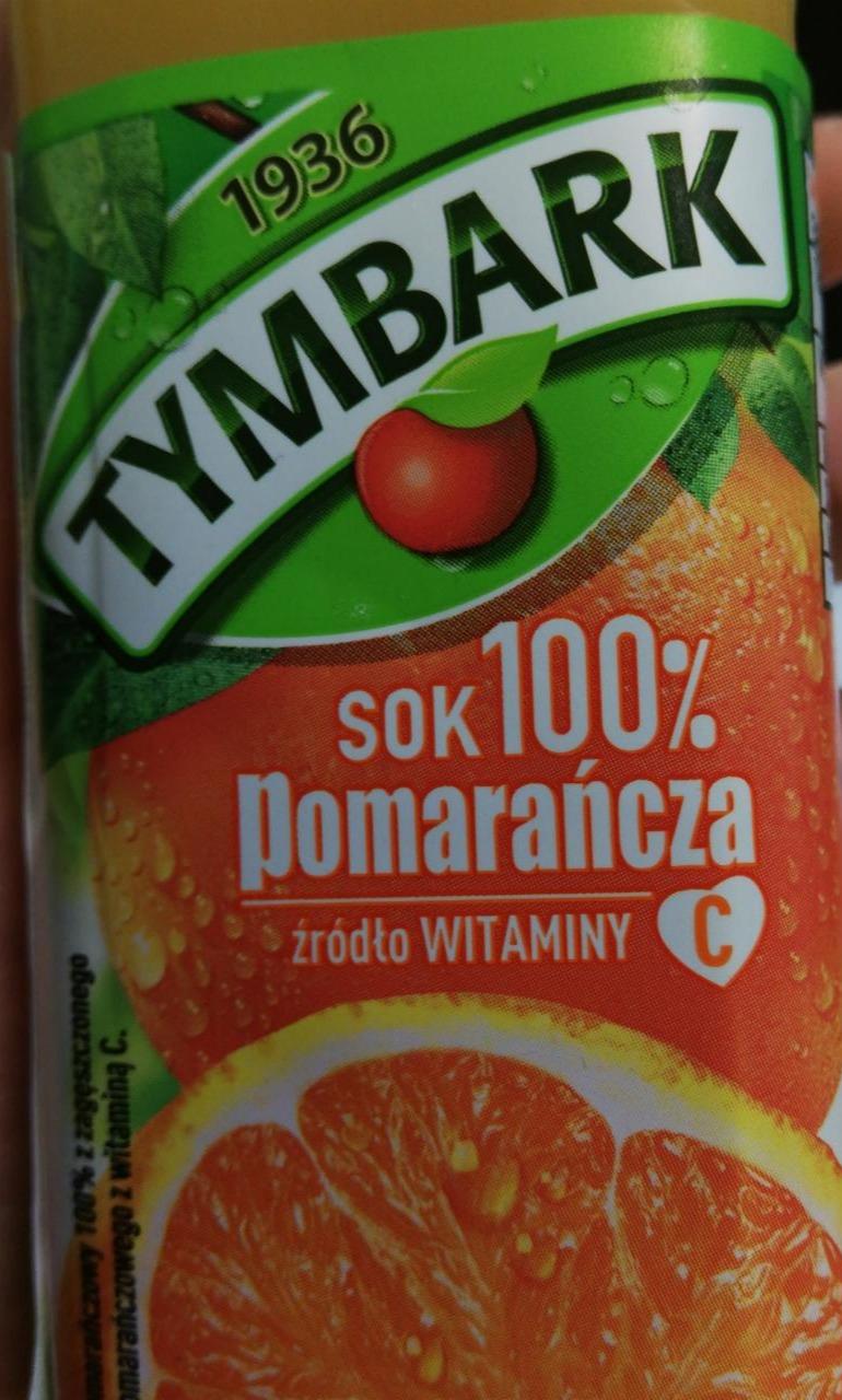 Fotografie - Sok 100% pomarańcza Tymbark