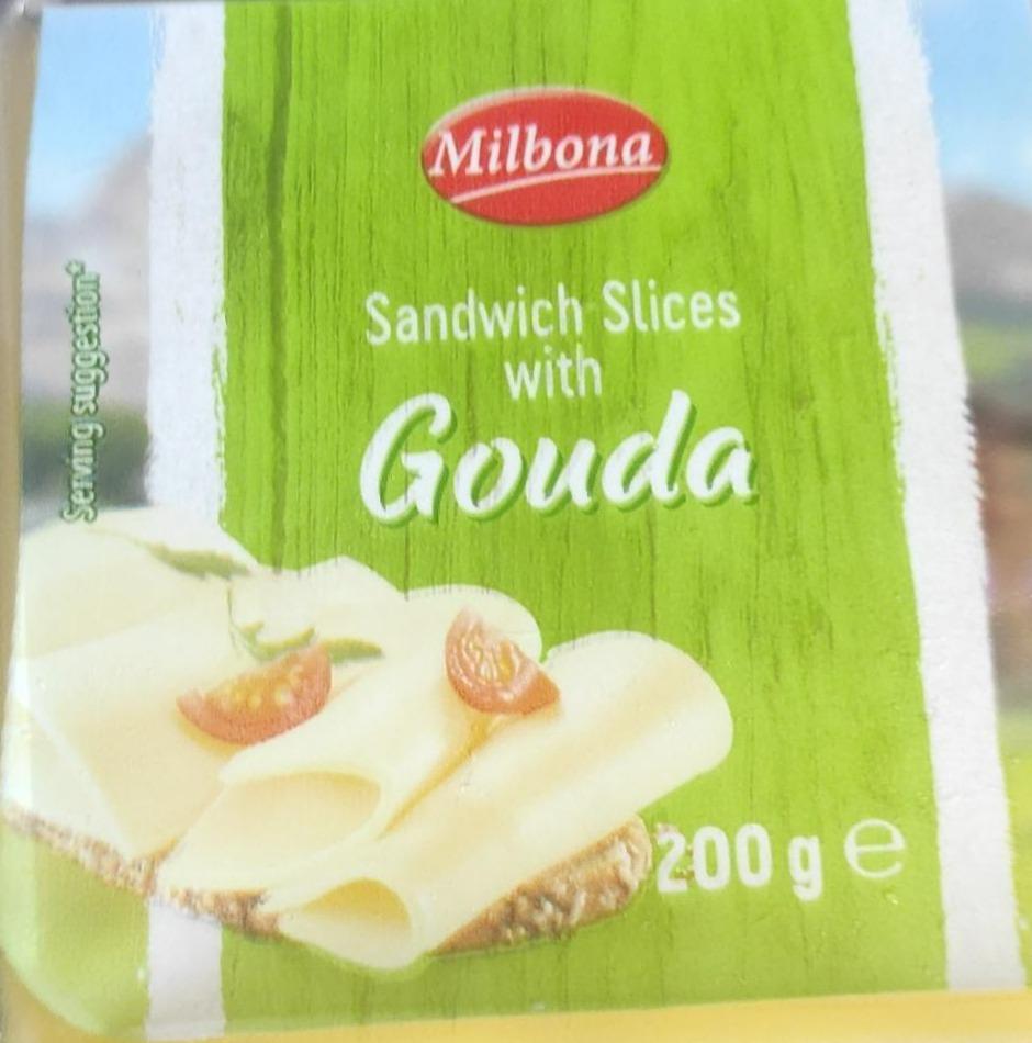 Fotografie - Sandwich slices with Gouda Milbona