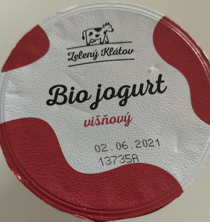Fotografie - Bio jogurt višňový Zelený Klátov