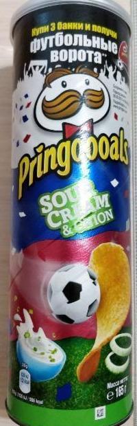 Fotografie - Pringles sour cream&onion potato crisps Pringoooals