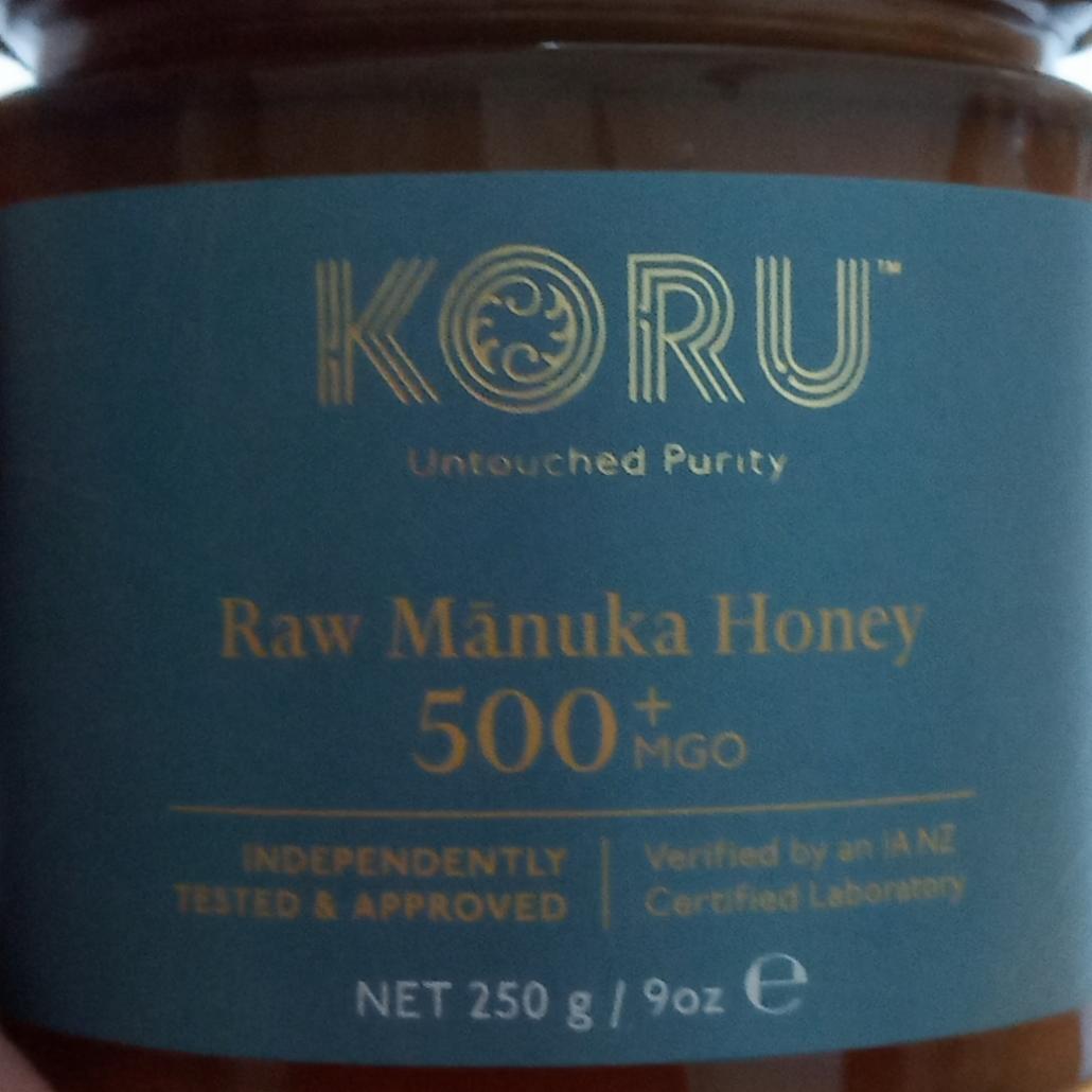Fotografie - Raw Manuka Honey MGO 500+ Koru