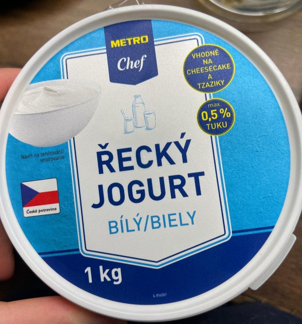 Fotografie - Řecký jogurt bílý Metro Chef