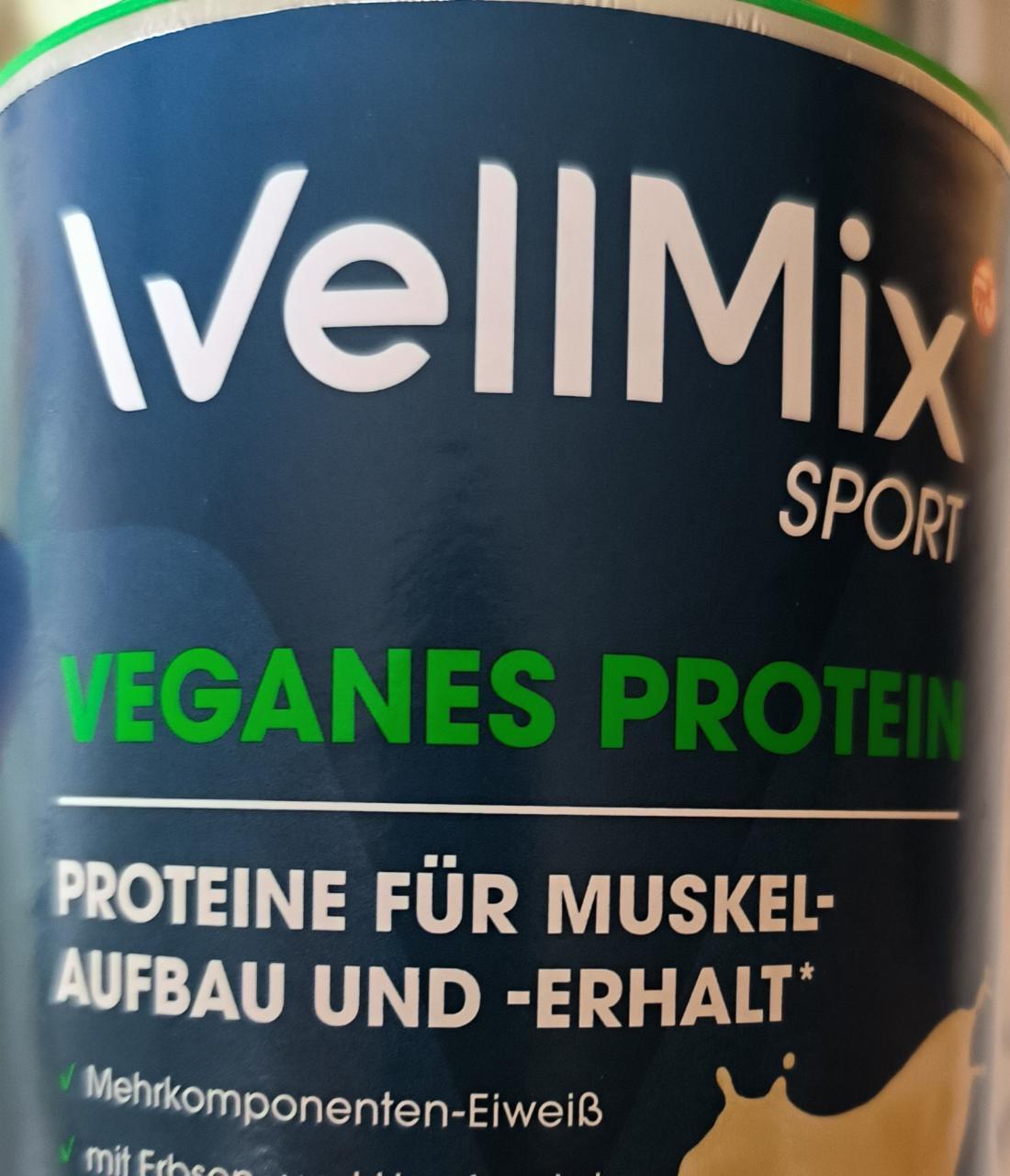Fotografie - Vanille Vegan protein WellMix Sport
